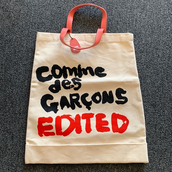 Comme des Garcons Handbags - Comme des Garçons Edited Canvas Leather Tote